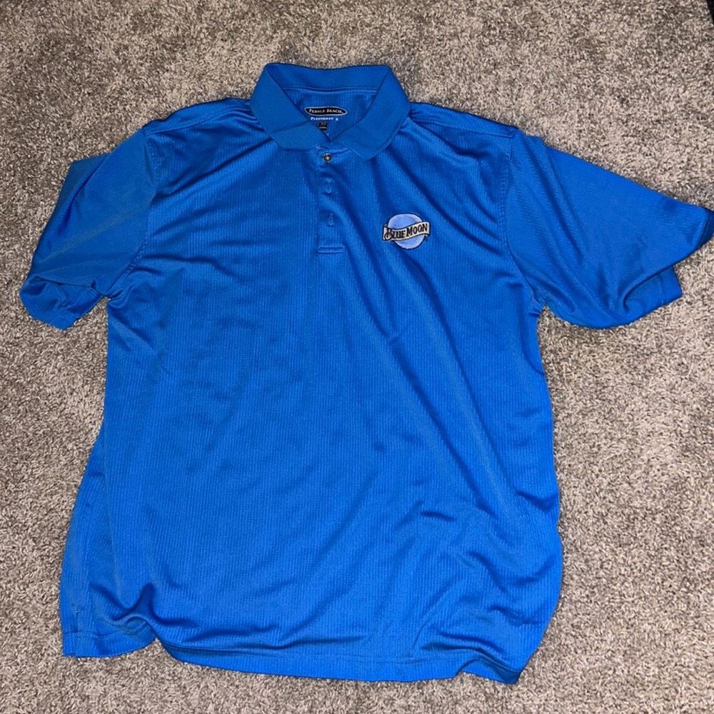Pebble Beach Performance “Blue Moon” golf polo
